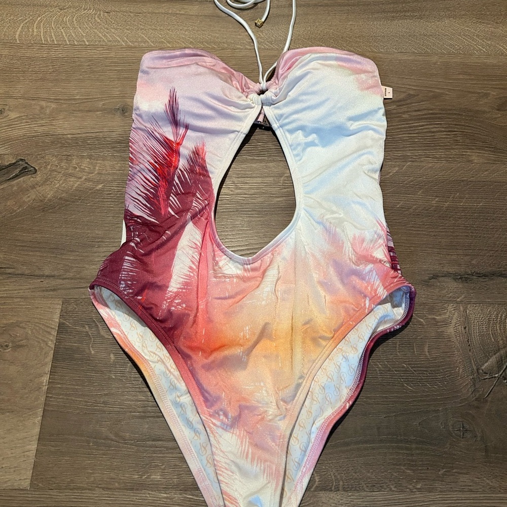 Victoria's Secret Women’s One Piece in Pink and Orange